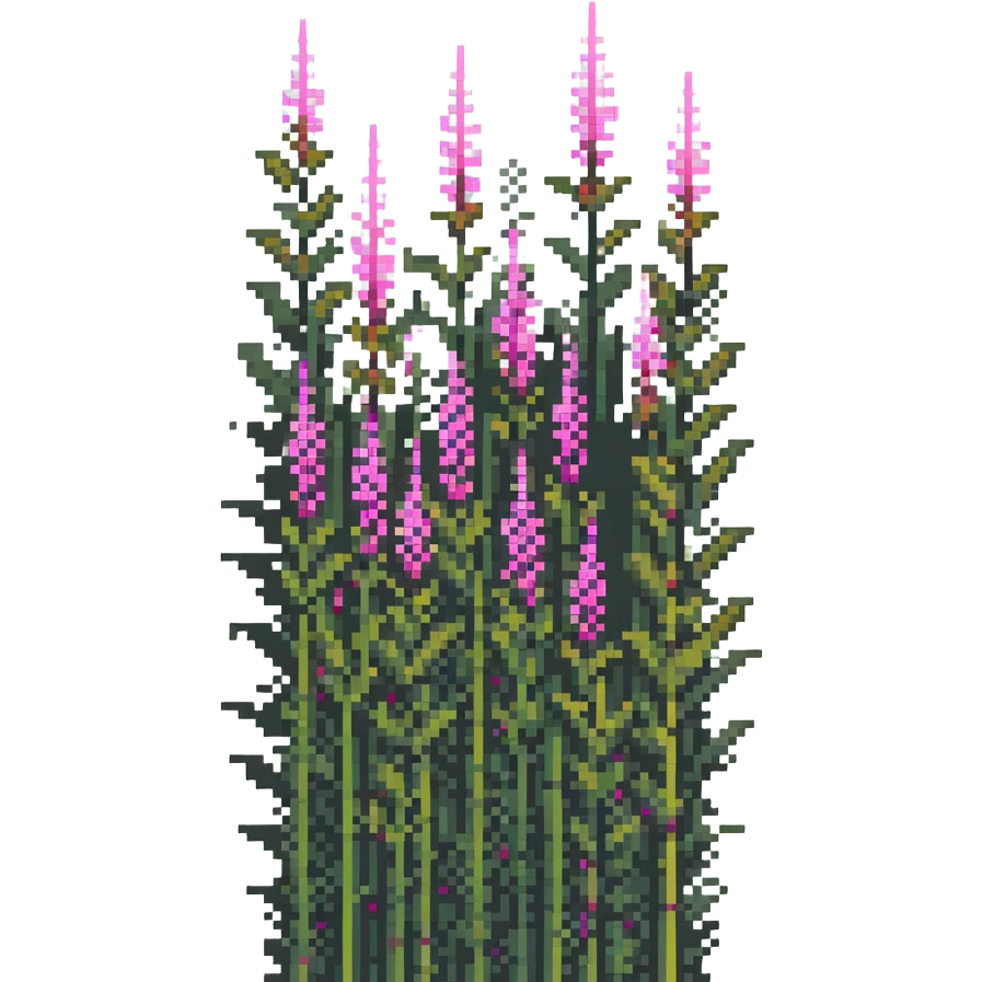 patch of pink grass emoji