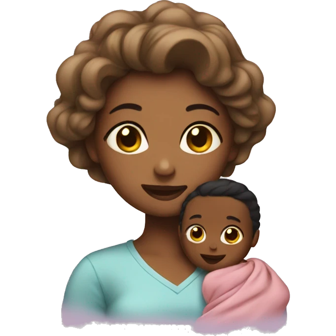 Women and baby emoji