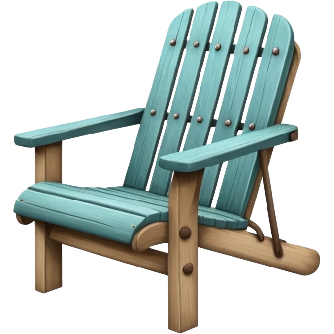park chair in city park emoji