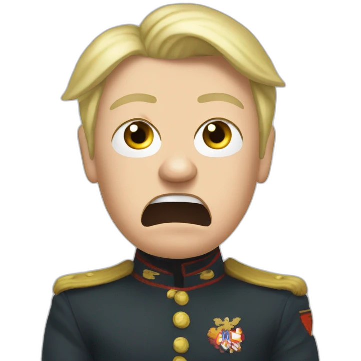 Marine lepen angry emoji