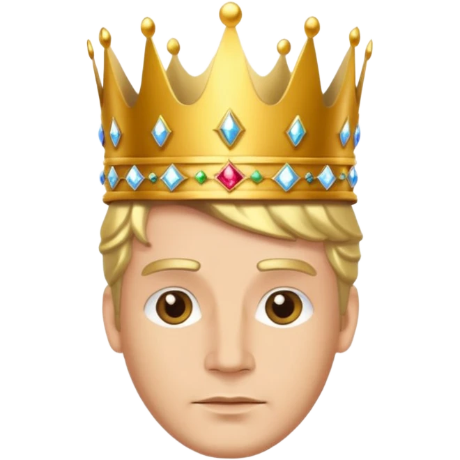 Make it based off a king emoji