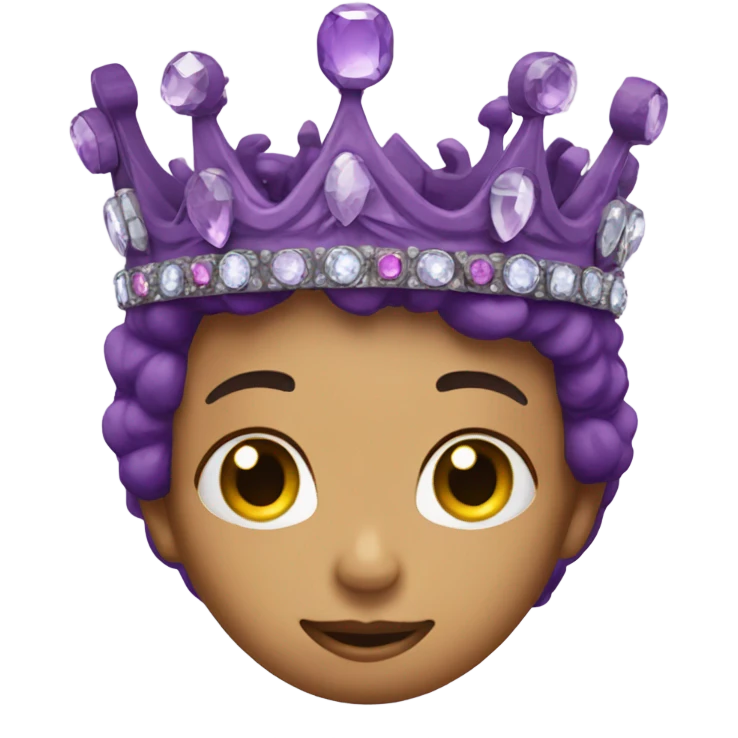 PURPLE CROWN emoji