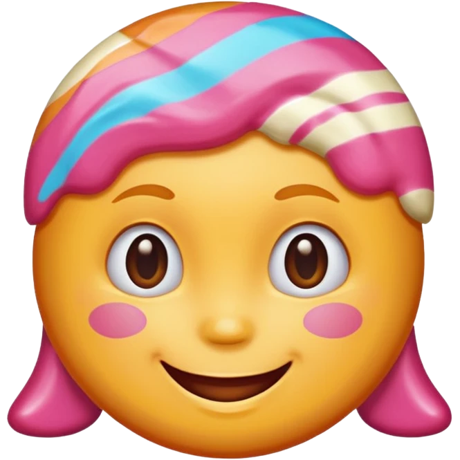 single charactarized personified candy sweet treat emoji