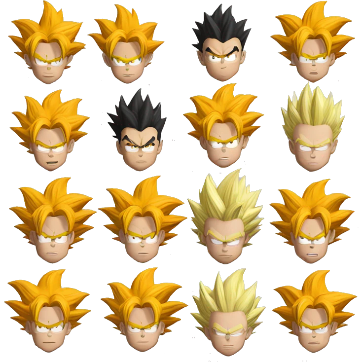 Goku super sayan emoji
