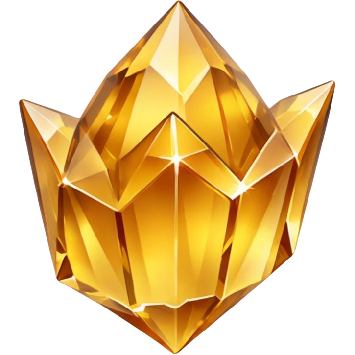raw golden crystal emoji