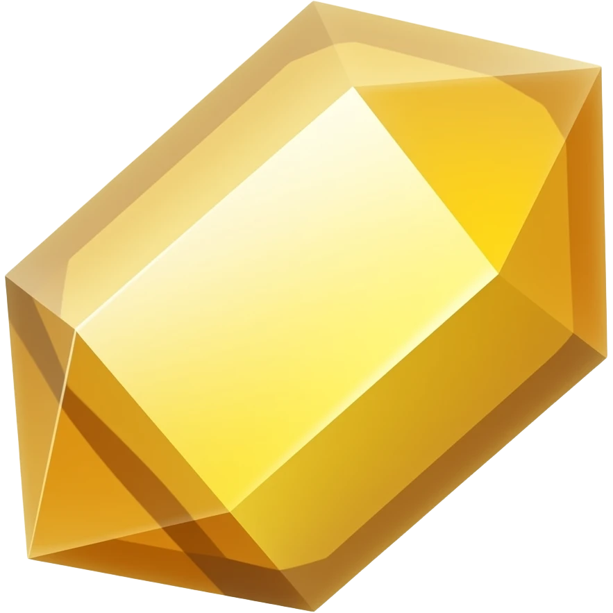 yellow crystal emoji