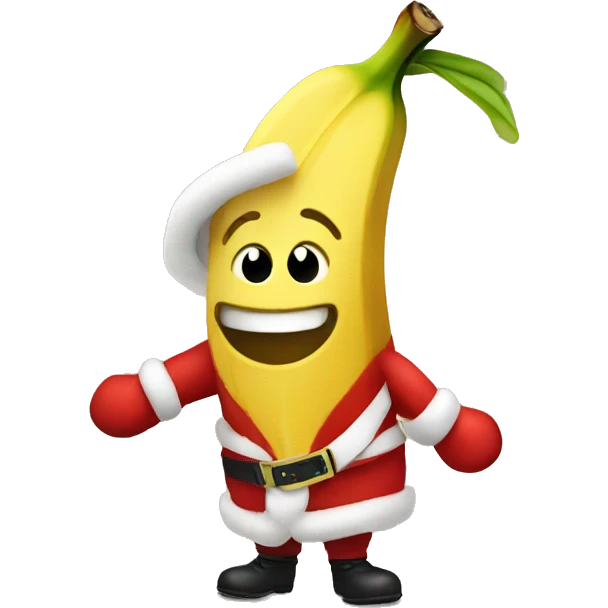 Banana Santa rumba up emoji