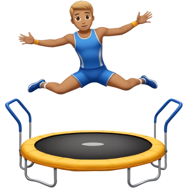 Human Jump Trampoline "Jump Off" emoji