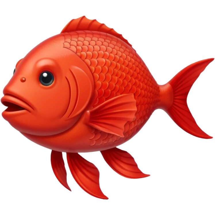 Red fish emoji