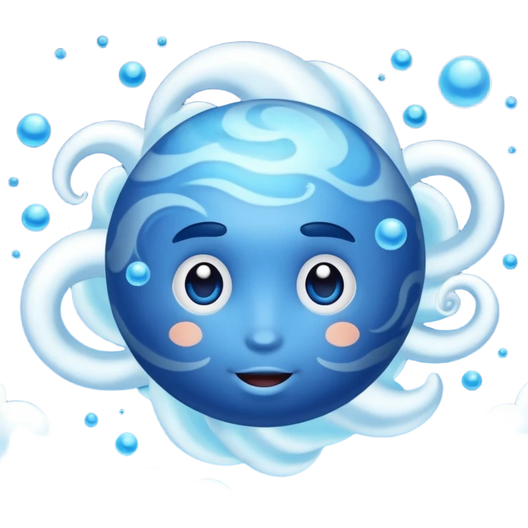 The planet Neptune emoji