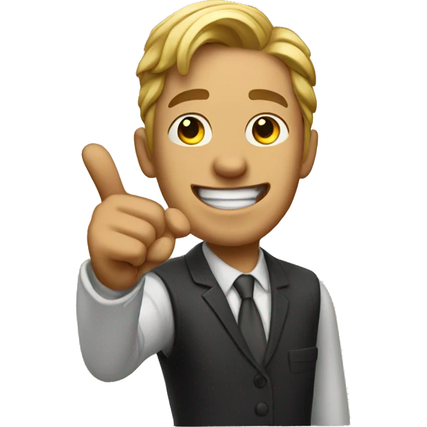 guy pointing at you laughing emoji