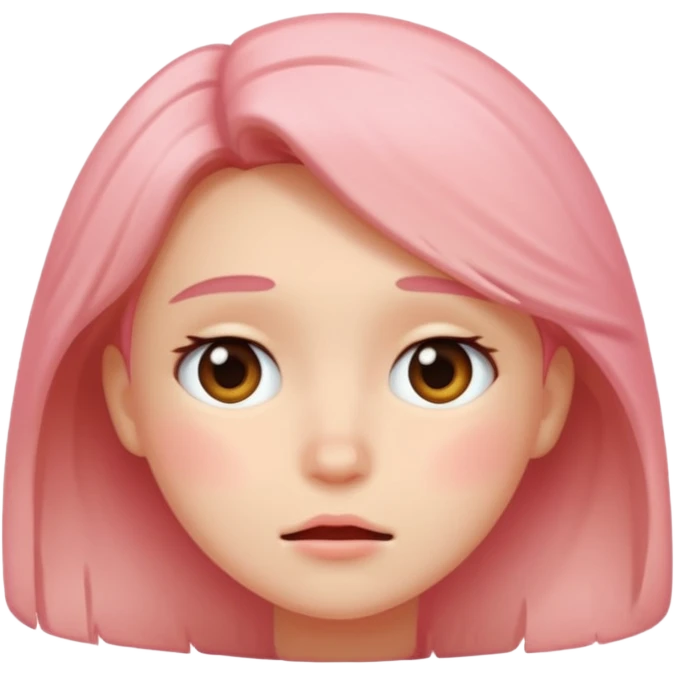 a blushing face emoji