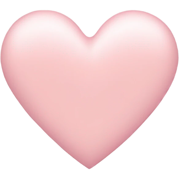 light pink heart emoji