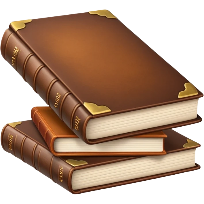 Thick book and thin book emoji