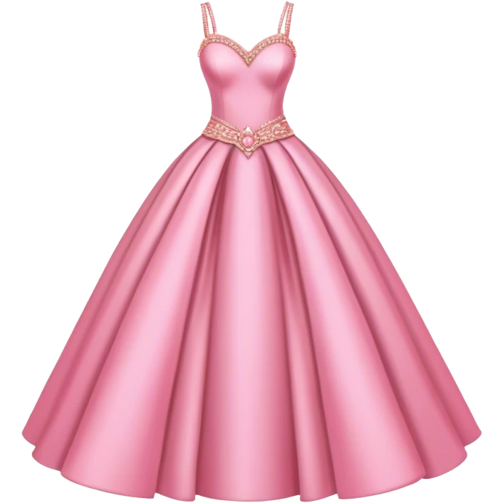 luxury couture dress high quality pink emoji