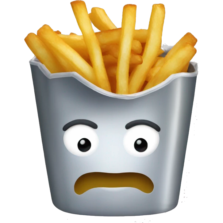 Moule frite emoji