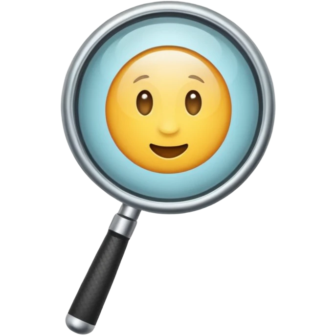 magnifier glass emoji