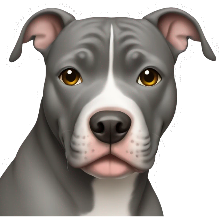 Grey pitbull emoji