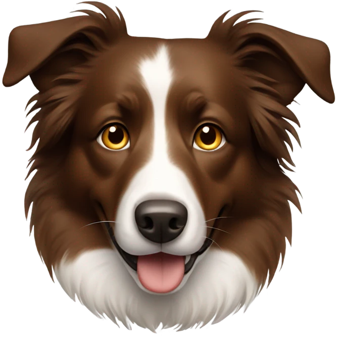border collie brown emoji