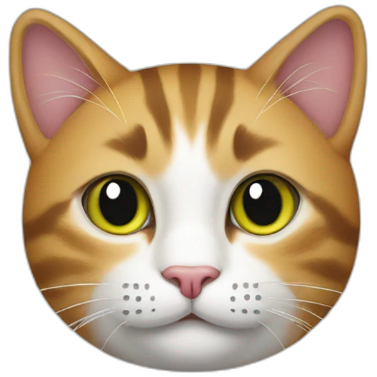 Cat apple emoji