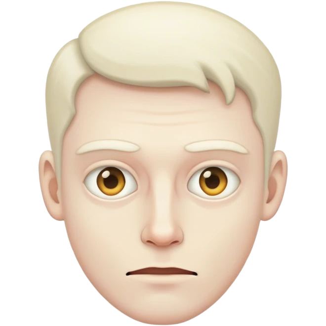 weird white guy emoji