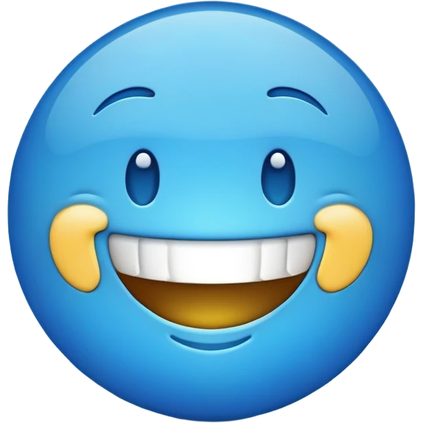 Blue emoji emoji