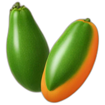AI chat papaya emoji