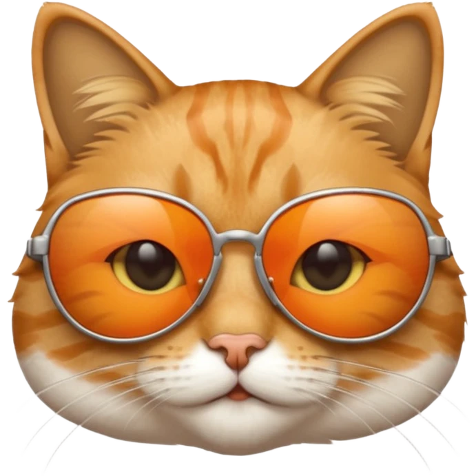 Cat wearing sunglasses emoji
