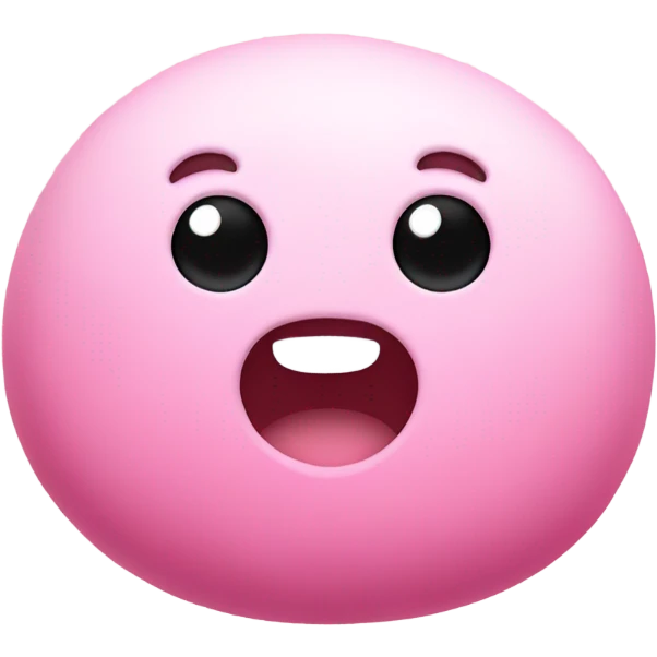 Cute pink emoji
