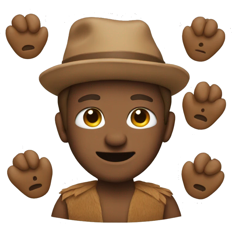 man in beaver costume emoji