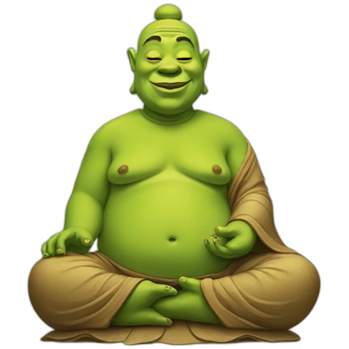 shrek Buddha emoji