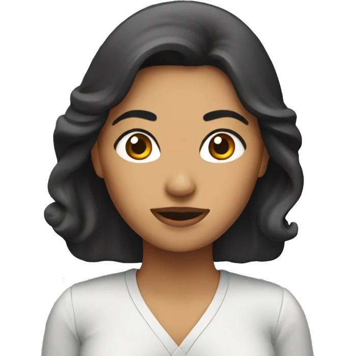 mujer maquilandose emoji