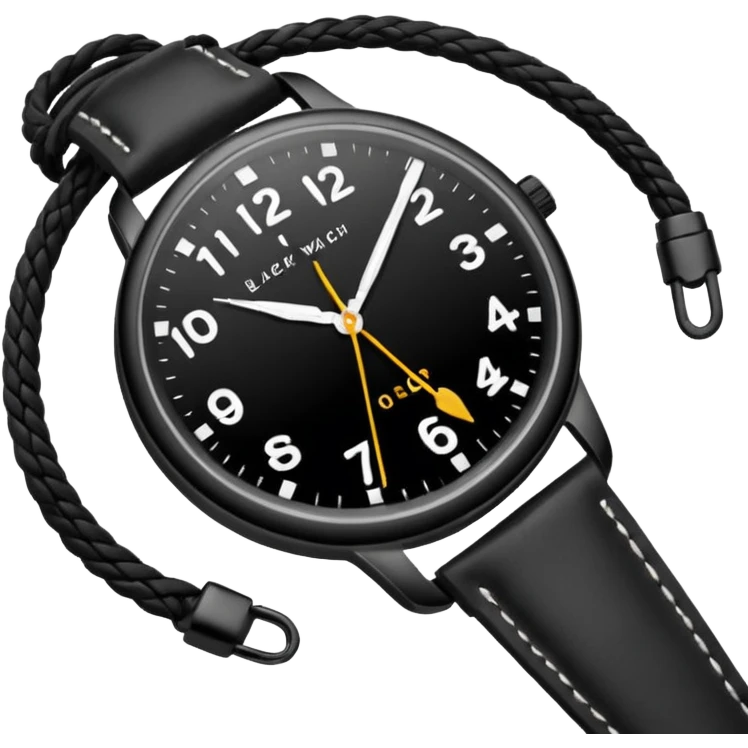 black watch black cordon emoji