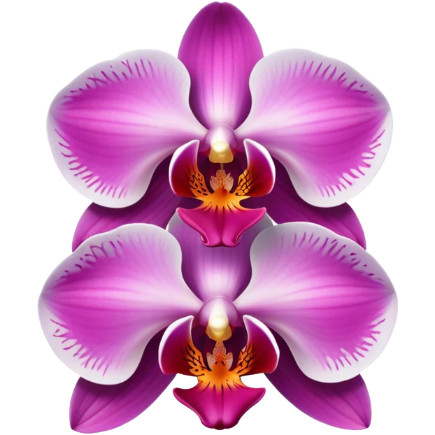 orchid flower emoji