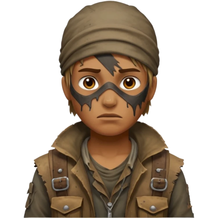 Video game post apocalyptic raider lifelike  emoji