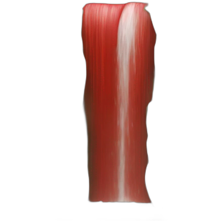 Red water cascade emoji