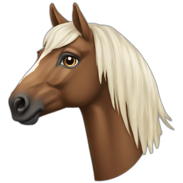 Chevaux pue sang arabe emoji