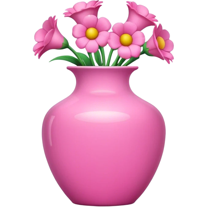 Vaso rosa  emoji