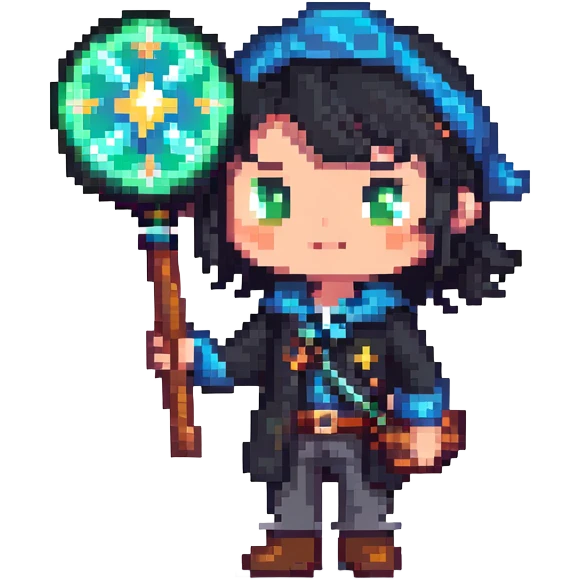 developer holding a magic wand emoji