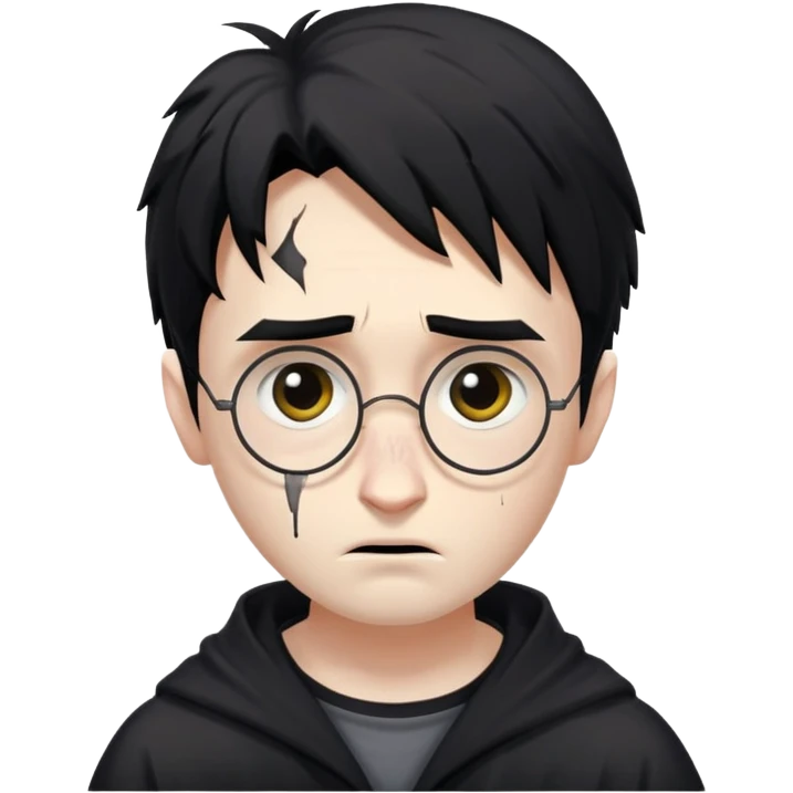 sad harry potter emoji