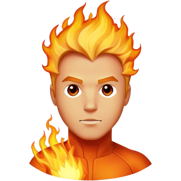 Marvel human torch  emoji