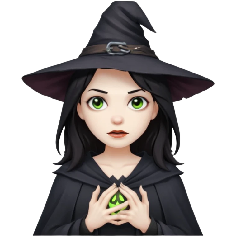 Hanged dead witch emoji