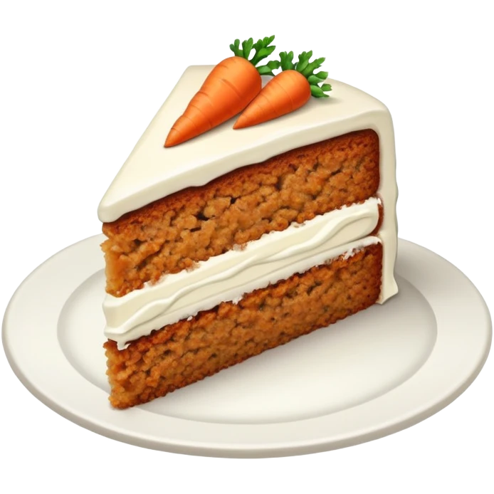 slice of carrot cake emoji