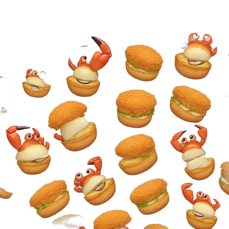 Crab cakes emoji