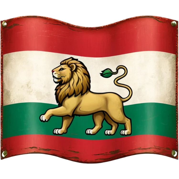 persia flag the old one with the lion emoji