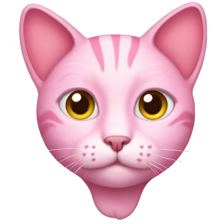 Pink cat  emoji