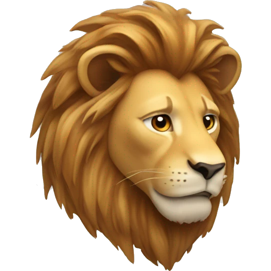 lion with elon musk emoji