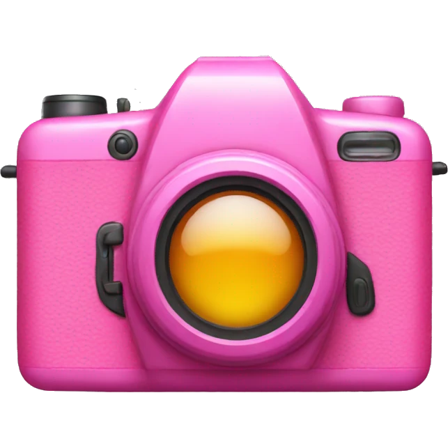 pink camera emoji
