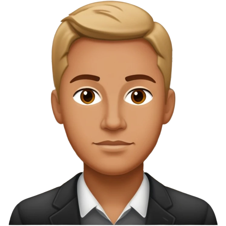 dean boyer in front of harper memorial library emoji