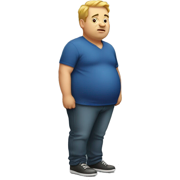 Fat man  emoji